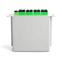 Fiber Optic PLC Splitter SC APC 1x2 1x4 1x8 1x16 1X32 kaset tipe PLC Optical Fiber Splitter plug-in Singlemode