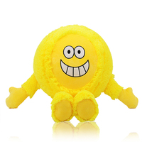 Balle en peluche moelleuse pour enfants