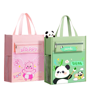 Nouvelle collection 2025 : Sac de rangement A4 à fermeture éclair pour étudiants, motif dessin animé mignon, idéal pour organiser les documents scolaires et les tutoriels. - Product Image 3