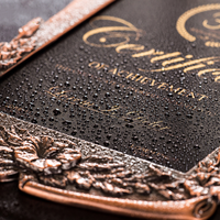 Plaque de luxe vierge en bois en forme de bouclier avec impression typographique écologique couleur claire 20x30cm