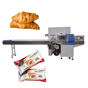 Multi function Automatic Flow pillow plastic glove cookie packing machine