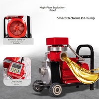 Pompa Oli Listrik 2-inci High-Lift Self-Priming High-Flow dengan Smart Meter; Pompa Transfer Diesel/Bensin Anti Ledakan untuk Oli