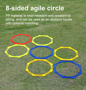 Tùy chỉnh xách tay đa giác nhanh nhẹn nhẫn cho bóng đá tốc độ đào tạo cao cấp thiết bị thể thao - Product Image 5