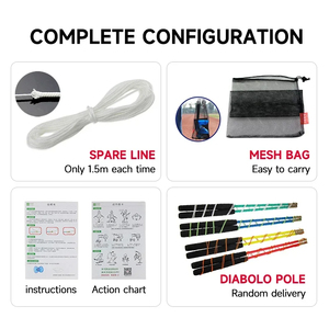 Professionnel trois roulements haute vitesse rotatif respectueux de l'environnement cadeau pour enfants lueur <span class=keywords><strong>Diabolo</strong></span> Sports de Fitness en plein air - Product Image 5