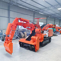 Dredger-racleur-porteuse électrique portable avec moteur et pompe pour le nettoyage des fosses d'eau et des silos des mines souterraines 50m/H