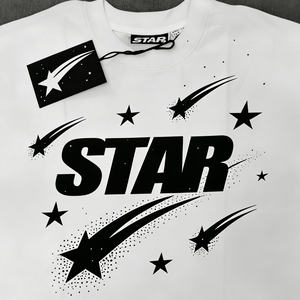 T-shirt Homme Tendance Été Motif Personnalisé Crâne Enflammé Météore Logo Coton Streetwear Vente en Gros Fabricant - Product Image 5