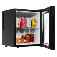 Petit réfrigérateur à écran tactile de 30l avec affichage de la température par LED, boissons énergétiques, soins de la peau, mini réfrigérateur