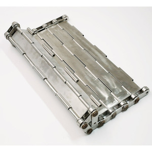 Chaîne tissée à haute température en sergé de qualité alimentaire Convoyeur de plaques à chaîne perforée industrielle en acier inoxydable - Product Image 2