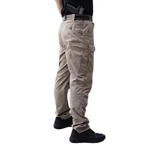 Men's Elastic Quick Dry Pants Trousers Four Way Stretchy Tight Fitting Sports Pant For Training Hunting Climbing Biking