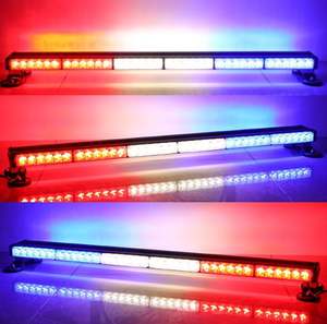 Barre lumineuse magnétique à deux côtés pour montage sur le toit Barre lumineuse stroboscopique à DEL Barre lumineuse stroboscopique d'urgence pour <span class=keywords><strong>voiture</strong></span> tracteur camion épave Barre lumineuse stroboscopique à DEL - Product Image 2