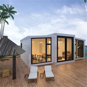 Casa Container di Lusso Espandibile 20ft/40ft con Soggiorno e 2-3 Camere da Letto, Prefabbricata per Uso Abitativo - Product Image 1