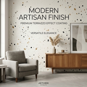 High Performance Chunky Terrazzo <b>Paint</b> Modern Large Flake Stone Effect Liquid Coating for Luxury Interior Exterior Decor - Product Image 1