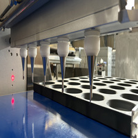 Machine automatique de remplissage de cupcakes et de biscuits en acier inoxydable pour restaurants, nouvelle, 220v, alimentation électrique, moteur PLC, composants principaux