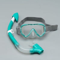 Masque de plongée sous-marine intégral anti-buée, étanche, vue large à 180°, pliable, pour enfants, plongée en apnée