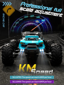 ZLL SG116 <span class=keywords><strong>MAX</strong></span> 1:16 Auto RC Eléctrico Todoterreno de Alta Velocidad con Motor sin Escobillas 80KM/H 4WD, 4 Canales, Alcance de 100m - Product Image 4