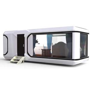 Casa prefabricada Cápsula espacial Cama Cabina de hotel Casa modular prefabricada Contiene contenedor Casa plegable Cápsula pequeña Casa - Product Image 1
