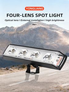 <span class=keywords><strong>ไฟ</strong></span>สปอร์ตไลท์ LED สี่เลนส์ สว่างพิเศษ กันฝุ่น กันน้ำ สำหรับตกแต่งภายนอกรถบรรทุก มอเตอร์ไซค์ และรถ SUV - Product Image 1