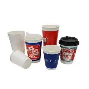 Minlo Single Wall Paper Cold Beverage Disposable Drink Cups Natural Eco Biodegradable Paper Cup With Lid