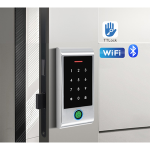 Điện thoại thông minh ttlock <span class=keywords><strong>App</strong></span> cảm ứng bàn phím vân tay cửa sinh trắc học Hệ thống kiểm soát truy cập sản phẩm RFID thẻ BLE Wifi mở remotly - Product Image 1