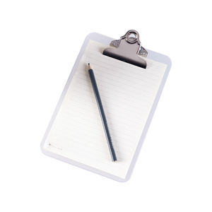 Sublimation vierge Logo blanc imprimable bureau A5 taille fichier presse-papiers - Product Image 1