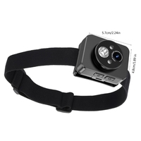 Enregistreur de caméra de sport monté sur la tête 1080P Vision nocturne grand Angle 100 ° pour la photographie aérienne de moto