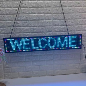Full Color LED Display <b>Screen</b> Indoor <b>Wall</b> Mountable Welcome Message Board Multicolor Programmable Digital Signage Led Scrolling - Product Image 4