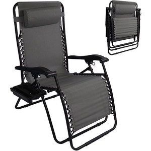 Bán Buôn Chất Lượng Cao Ngoài Trời Di Động Người Lớn Lười Biếng Mặt Trời Có Thể Điều Chỉnh Trọng Lượng Nhẹ Ngả Phòng Chờ Cắm Trại Bãi Biển Không Trọng Lực Ghế - Product Image 1