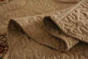 Ensemble de couette réversible Lilianna 3 pièces Marron <span class=keywords><strong>chocolat</strong></span> - Mélange de qualité supérieure Léger <span class=keywords><strong>Couvre</strong></span>-<span class=keywords><strong>lit</strong></span> toutes saisons - Product Image 5