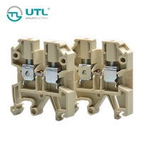 JUT2-4 SAK4/EN bornier à rail Din borne de câblage électrique avec connexion à vis pour Machine de fabrication