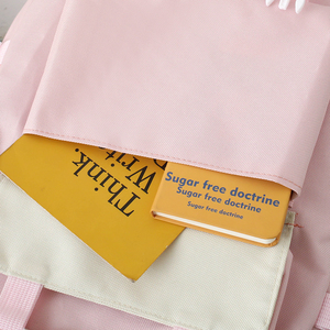 Ensemble <span class=keywords><strong>de</strong></span> sac à dos scolaire pour adolescents, grand, tendance, élégant, décontracté, imperméable - Product Image 4