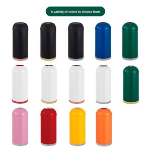 Thùng rác thương mại cỡ lớn, tròn, không nắp, kiểu dáng sáng tạo, dùng cho quán trà sữa và quán cà phê - Product Image 6