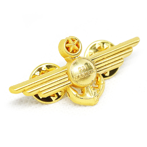 Broche de espada 3D de fuerza especial personalizado, alfileres personalizados, medalla de oro, charreteras, insignia de hombro Azul Marino - Product Image 5