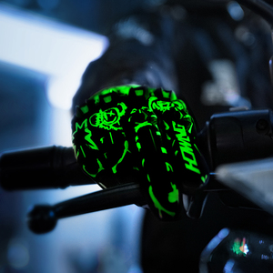 Gants de <span class=keywords><strong>moto</strong></span> Alien Monster Design Ce approuvé Glow in Dark Print & Sheepskin Comfort Palm Gants de vélo de montagne - Product Image 6
