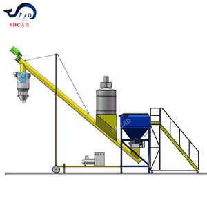 Convoyeur à vis en U à conception étanche pour éviter les fuites de matériaux, équipement industriel respectueux de l'environnement - Product Image 1