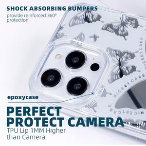 Funda Protectora Personalizada con Logotipo Impreso de Mariposa para Teléfono Móvil, para Chicas, para iPhone 15 14 13 12 11 Pro Max - Product Image 5