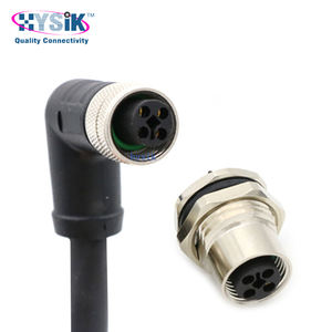 สายไฟ M12 แบบ T-Coded 4 ขา สำหรับเชื่อมต่อไฟ DC - Product Image 1