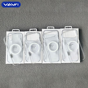 Étui magnétique transparent VAWI C012 pour <span class=keywords><strong>iPhone</strong></span> 12 <span class=keywords><strong>13</strong></span> 14 15 16 17 Pro/Pro Max, <span class=keywords><strong>coque</strong></span> de téléphone en PC rigide anti-jaunissement et antichoc - Product Image 2
