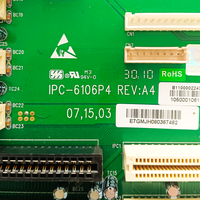 Carte mère industrielle embarquée standard EVOC IPC-6106P4 REV.A4 PICMG 1.0 avec 2 emplacements système et 3 emplacements d'extension PCI