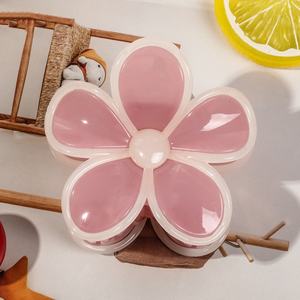 Pinza de Pelo Color Jelly con Diseño de Flor de Huevo, Accesorios para el Cabello para Mujer, Ideal para Vacaciones en la Playa - Product Image 5