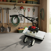 Nouvelle machine à brosser le gazon à essence haute productivité - Brosse de remplissage en caoutchouc sablé motorisée pour gazon artificiel