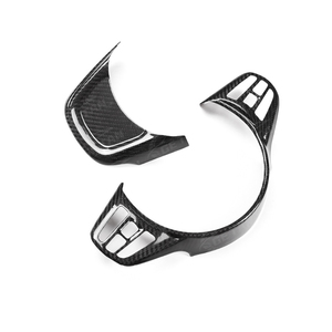 Pour Toyota Supra A90 (2020 et plus) – Garniture de volant en fibre de carbone, surface hautement polie, fixation par vis, installation facile - Product Image 3