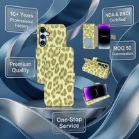 Étui de téléphone magnétique à motif léopard antichoc pour Samsung iPhone 18 17 16 15 14 13 12 11 Pro Max