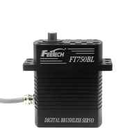 Servomotor sin Escobillas Feetech FT750BL de 750 kg, Resistente al Agua, con Carcasa de Aluminio para Articulaciones Robóticas de Carga Pesada y Equipos Industriales Grandes