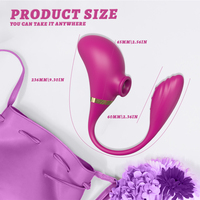 S-HANDE Handgehaltener Saug-Vibrator Körper-Vibrator Brustwarzen-Massagegerät Klitoris-Stimulator Masturbations-Vibratoren für Frauen