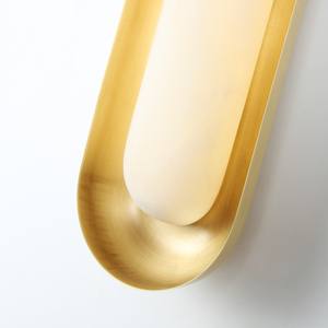 Lámparas de Pared de Latón de Diseño Retro en Cobre y Alabastro, Diseño Artístico Personalizado, Lámpara de Pared LED de Cobre para Vestíbulo de Hotel Moderno - Product Image 3