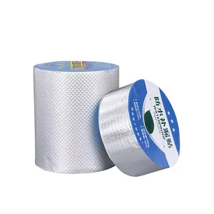 Aluminum foil butyl tape seals joints against moisture, leakage and water