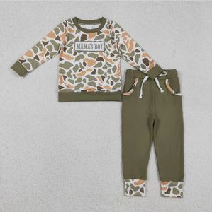 Nouveauté Vêtements de <span class=keywords><strong>chasse</strong></span> camouflage Broderie MAMA'S BOY Vêtements pour enfants pour garçons - Product Image 6