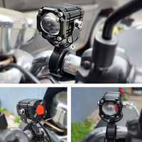 Projecteur Devil Eye pour véhicules électriques réverbère externe étanche faisceau haut et bas grand système d'éclairage de moto léger