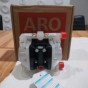 Pompe à diaphragme pneumatique compacte <span class=keywords><strong>ARO</strong></span> PD01P-HKS-KTT-A |   Port de 1/4 pouce |   Débit élevé 5,3 GPM |   Conception durable en PTFE |   Qualité alimentaire |   OEM - Product Image 2