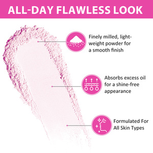 Tivlon Trang Điểm Thiết Lập Bột Trọng Lượng Nhẹ Mềm Mại Tự Nhiên Mờ Mặt Lỏng Bột Phun Phun Vượt Qua Thiết Lập Và Nướng Bột Cho Phụ Nữ - Product Image 3